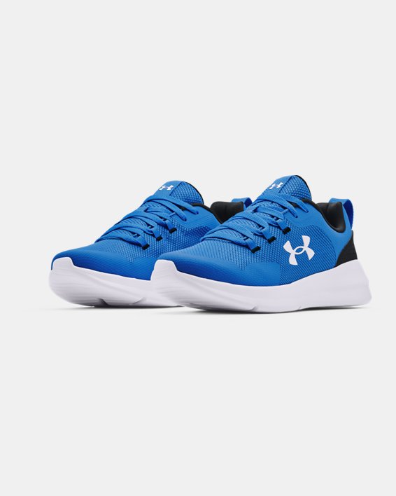 Men's UA Essential Sportstyle Shoes in Blue image number 3